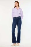 Kancan High Rise Double Waistband Flare Jeans - Trendsi - Flyclothing LLC