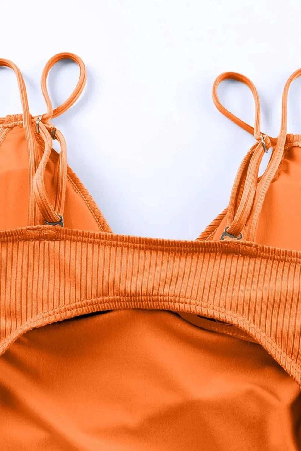 Drawstring Plunge One-Piece Swimwear - Trendsi - Flyclothing LLC