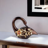 10" Bronze And Gold Polyresin Dove Statue Sculpture - Homeroots - Flyclothing LLC