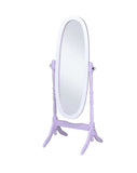 Purple Oval Cheval Standing Solid Wood Mirror - Homeroots - Flyclothing LLC