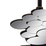 Beautiful Bronzed Table Lamp with Glass Accents - Homeroots - Flyclothing LLC