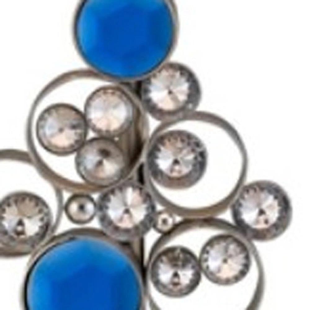 21" Silver Bedside With White Shade - Homeroots