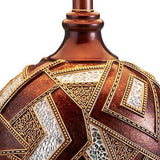 Brown Metallic Mosaic Design Table Lamp - Homeroots - Flyclothing LLC