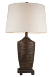 Fantastic Rustic Ribbed Bronze Table Lamp - Homeroots - Flyclothing LLC