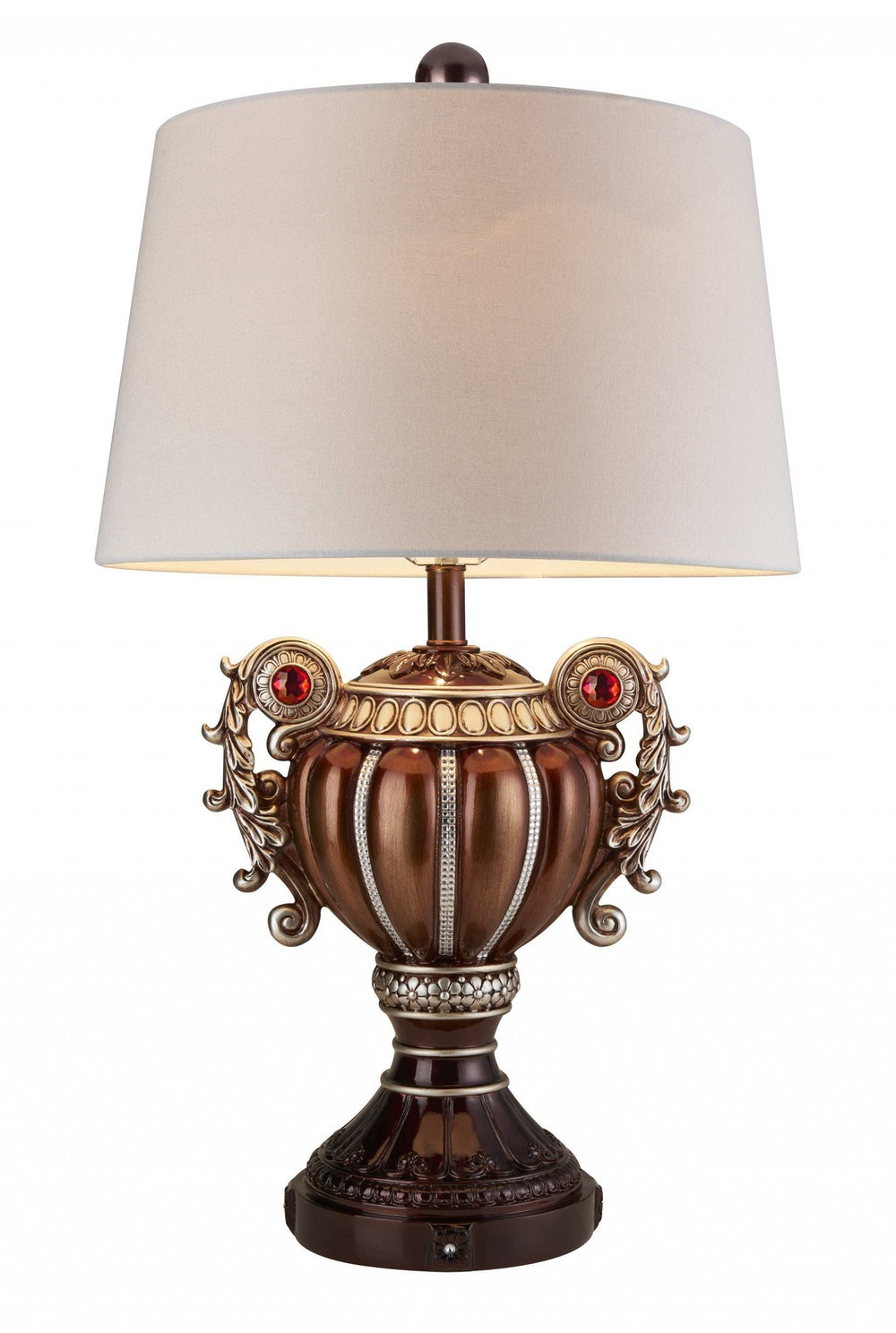 Tall Bronze Urn Shaped Table Lamp - Homeroots - Flyclothing LLC