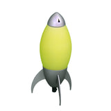 11" Yello Acrylic Bedside Table Lamp With Yellow Shade - Homeroots - Flyclothing LLC