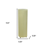 17" Off-White Metal Bedside Table Lamp With Off-White Shade - Homeroots