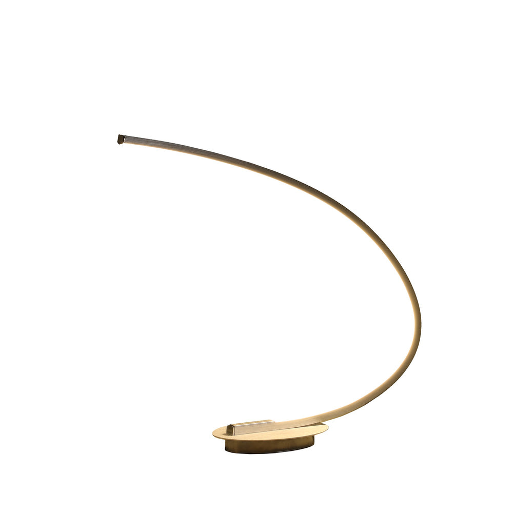 16" Silver Metal Desk Led Table Lamp - Homeroots - Flyclothing LLC