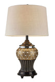 Glitzy Gold Bejeweled Table Lamp - Homeroots - Flyclothing LLC