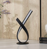 17" Black Bedside Led Table Lamp - Homeroots - Flyclothing LLC