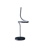 22" Black Bedside Led Table Lamp - Homeroots - Flyclothing LLC
