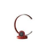13" Red Contempo C Shape LED with USB Desk or Table Lamp - Homeroots - Flyclothing LLC
