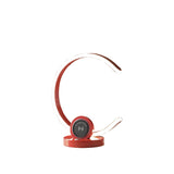 13" Red Contempo C Shape LED with USB Desk or Table Lamp - Homeroots - Flyclothing LLC