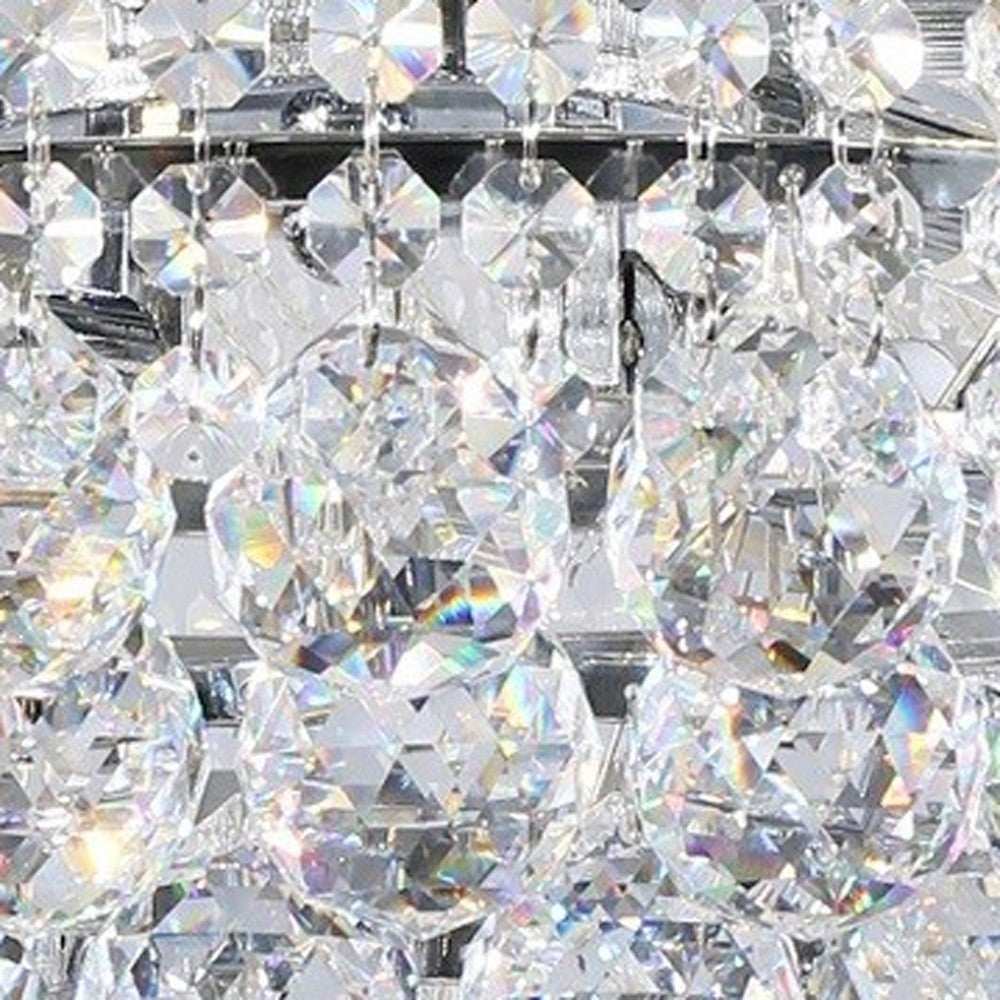 Lantern Empire Transparent Glass Led Ceiling Light With Clear Shades - Homeroots - Flyclothing LLC