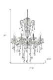 Candle Style Empire Transparent Glass Led Ceiling Light - Homeroots - Flyclothing LLC