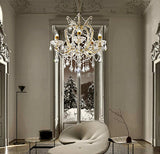 Five Light Glam Gold and Faux Crystal Chandelier - Homeroots - Flyclothing LLC