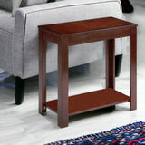 24" Brown End Table With Shelf - Homeroots - Flyclothing LLC
