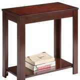 24" Brown End Table With Shelf - Homeroots - Flyclothing LLC
