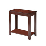 24" Brown End Table With Shelf - Homeroots - Flyclothing LLC