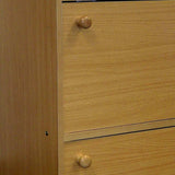 Standard Natural Double Door Verticle Book Shelf - Homeroots - Flyclothing LLC