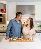 35" Artisan Organic Natural Wood Anti Bacterial Cutting Board - Homeroots - Flyclothing LLC