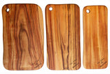 Natural Rounded Rectangle Narrow Anti-Bacterial Cutting Board - Homeroots - Flyclothing LLC
