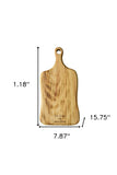 Artisan Organic Edge Anti Bacterial Wood Paddle Board - Homeroots - Flyclothing LLC