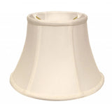12" White Drum Monay Shantung Lampshade - Homeroots - Flyclothing LLC