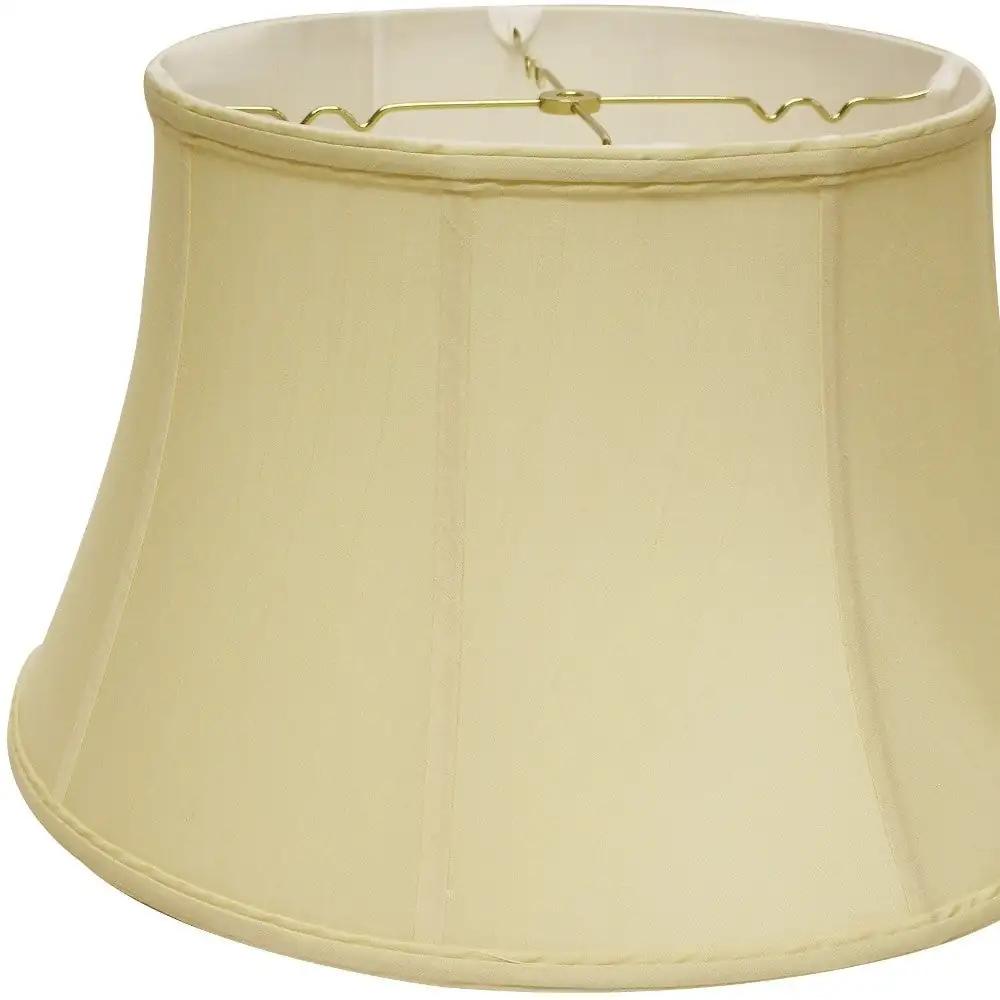 18" Antique White Drum Monay Shantung Lampshade - Homeroots - Flyclothing LLC