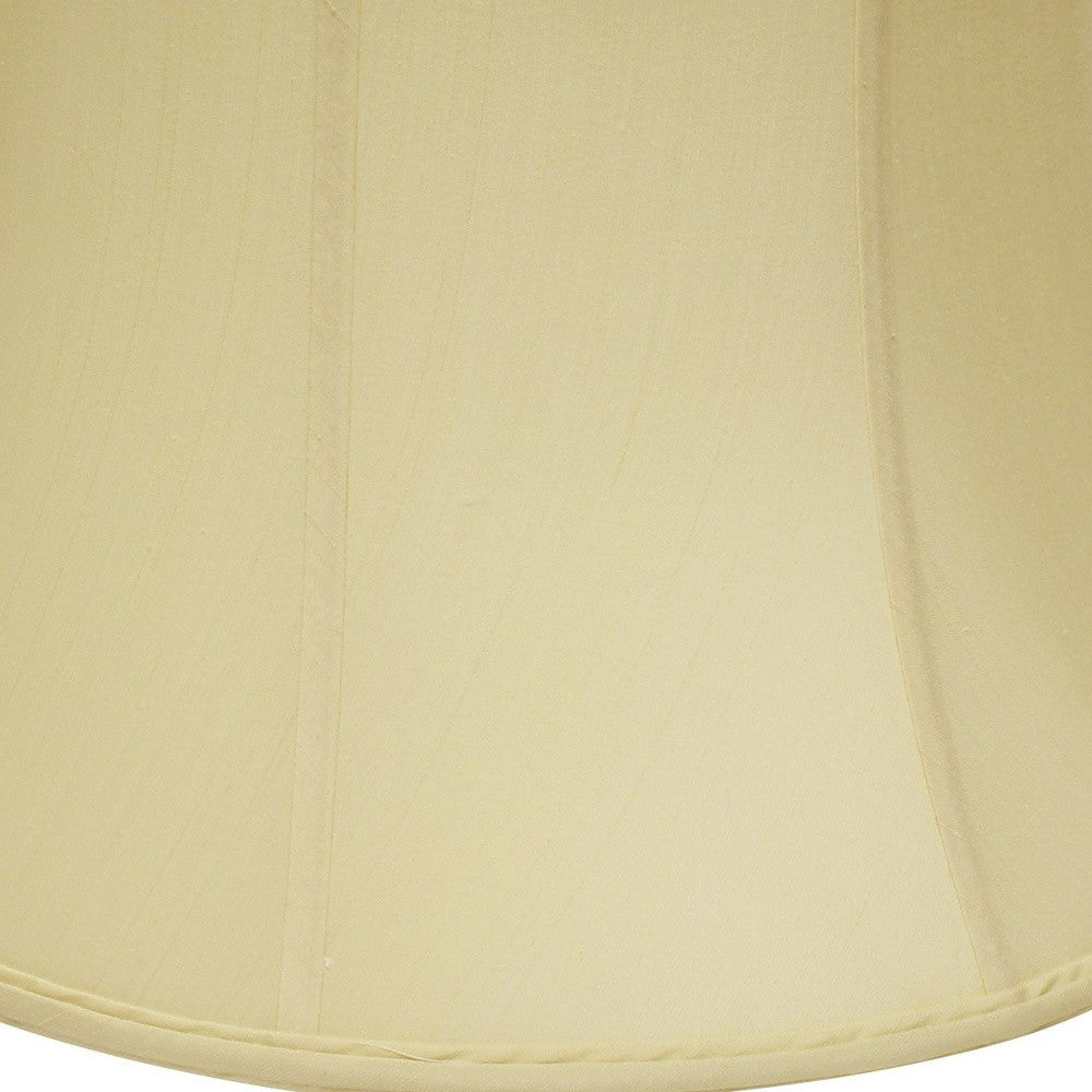 18" Antique White Drum Monay Shantung Lampshade - Homeroots - Flyclothing LLC