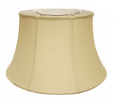 19" Pale Brown Drum Linen Lampshade - Homeroots - Flyclothing LLC