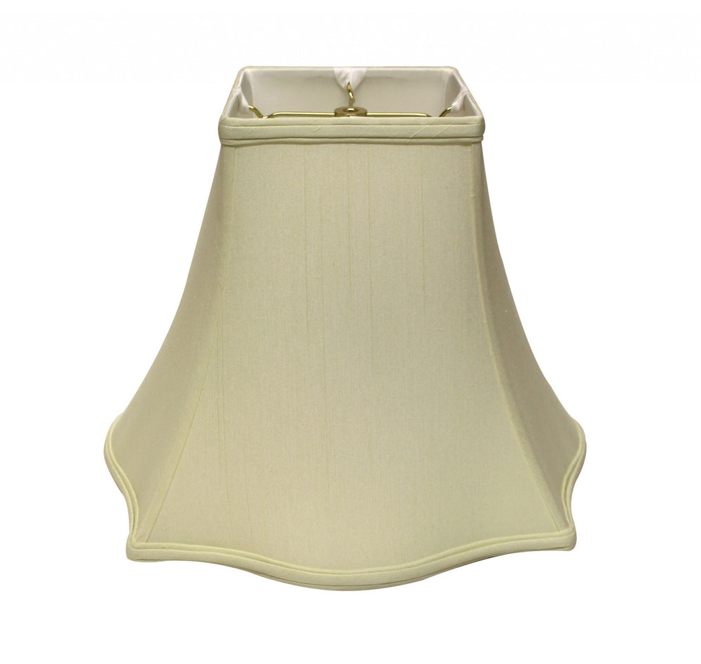 10" Ivory Premium Square Monay Shantung Lampshade - Homeroots - Flyclothing LLC