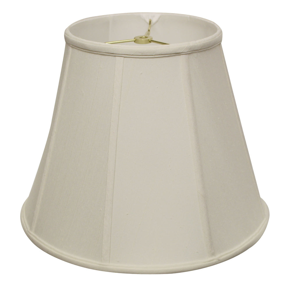 18" White Slanted Empire Monay Shantung Lampshade - Homeroots - Flyclothing LLC