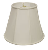 18" White Slanted Empire Monay Shantung Lampshade - Homeroots - Flyclothing LLC