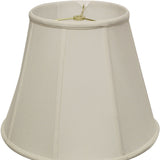 18" White Slanted Empire Monay Shantung Lampshade - Homeroots - Flyclothing LLC