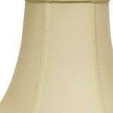 14" Ivory Premium Bell Monay Shantung Lampshade - Homeroots - Flyclothing LLC