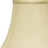 16" Ivory Premium Bell No Slub Lampshade - Homeroots - Flyclothing LLC