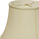 16" Ivory Altered Bell Monay Shantung Lampshade - Homeroots - Flyclothing LLC