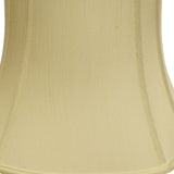 17" Antique White Reversed Oval Monay Shantung Lampshade - Homeroots - Flyclothing LLC