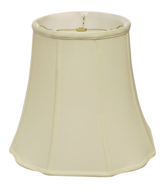 18" Ivory Premium Octagon Monay Shantung Lampshade - Homeroots
