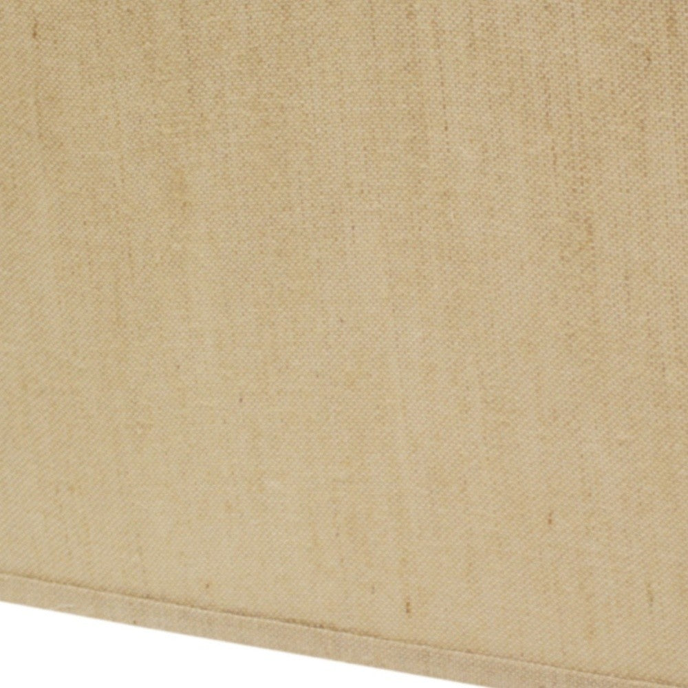 14" Golden Fiber Throwback Rectangle Burlap Lampshade - Homeroots - Flyclothing LLC