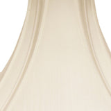 18" Ivory Slanted Notch Square Shantung Lampshade - Homeroots - Flyclothing LLC