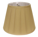 14" Primrose Slanted Crimped Box Shantung Lampshade - Homeroots - Flyclothing LLC