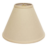 13" Parchment Biege Deep Cone Linen Lampshade - Homeroots - Flyclothing LLC