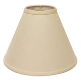 13" Parchment Biege Deep Cone Linen Lampshade - Homeroots - Flyclothing LLC