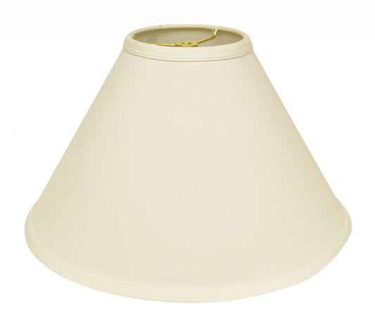 13" Ivory Deep Cone No Slub Lampshade - Homeroots