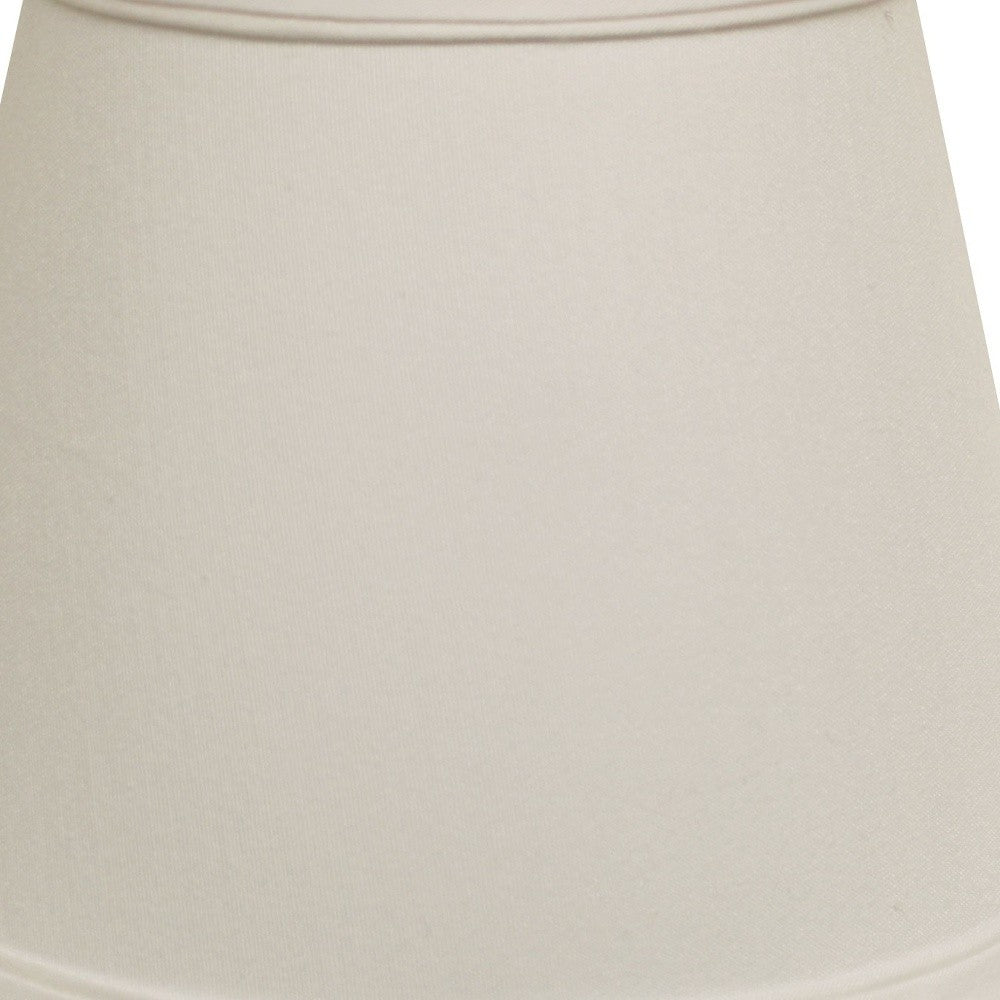 19" White Empire Slanted No Slub Lampshade - Homeroots - Flyclothing LLC