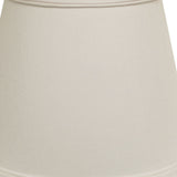 19" White Empire Slanted No Slub Lampshade - Homeroots - Flyclothing LLC