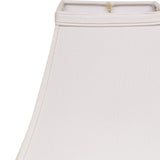 10" White Square Bell No Slub Lampshade - Homeroots - Flyclothing LLC