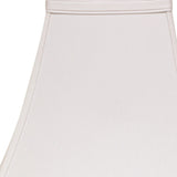 14" White Squre Bell No Slub Lampshade - Homeroots - Flyclothing LLC